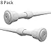 Si Tong 8 Pack Tension Rods,Spring Curtain Rods Window Rods for Kitchen Window Bathroom (28