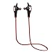 Bluetooth Headphones, Wireless Earbuds Bluetooth Headset with mic Sports running Earphones for iPhone Sony Samsung motorola LG (red)