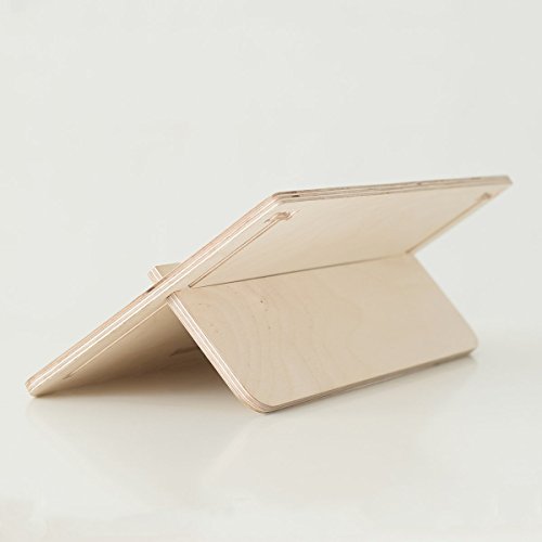 support for tablets, e-books or books, made of wood, fits just inclination, desktop, sofa, bed