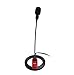 PC Goose Neck Microphone, Computer Microphone With Mute Switch and Stand, Plug And Play 3.5mm Microphone For Desktop/Laptop/iPad/Tablet