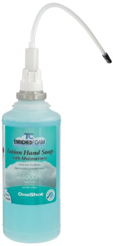 Rubbermaid Commercial FG750517 One Shot Enriched Foam Hand Soap with Moisturizer, Teal