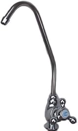 Water Filter Man Ltd Chrome Bobble Foot Tap for 1/4" RO Systems view 1