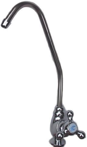Water Filter Man Ltd Chrome Bobble Foot Tap for 1/4" RO Systems