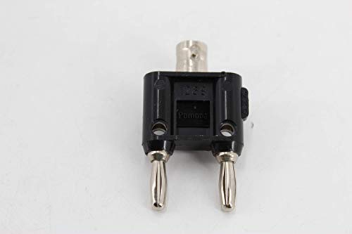 Pomona 1269 Double Banana Plug to BNC Coaxial Jack Adapter (Certified Refurbished)