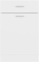 vidaXL Drawer Bottom Cabinet Engineered Wood White 50x46x81.5 cm view 6