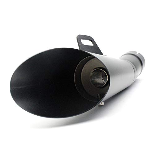 MGOD 1.5-2'' Motorcycle Exhaust Muffler Slip on with Moveable DB Killer Black Stainless Steel Dirt Bike Street Bike Scooter ATV - Thumbnail 4