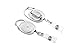 Retractable Badge Holder Carabiner Reel Clip On ID Card Holder Translucent, Pack of 5- Assorted Colors