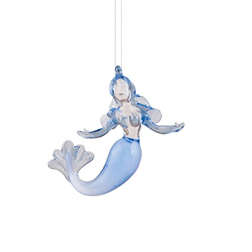 Gallerie II Art Glass Mermaid Hanging Ornament