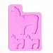 Silicone Llama Family Mold for Keychains Alpaca Mama and Baby Silicone Keychain Mold with Keyring Hole DIY Resin Clay Mold