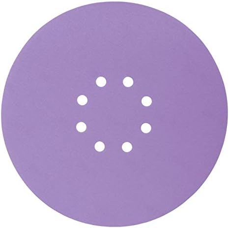 Trend Aluminium Oxide 225mm Random Orbit 180 Grit Abrasive Sanding Disc, AB/225/180A, Pack of 10, 180 Grit 225mm