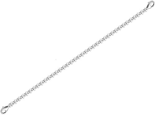 925 Sterling Silver 2.5mm Thick Extender Chain 2" 3" 4" 5" 6 Inches (NOT a set) (3, sterling-silver)