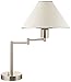Boston Harbor TL-TB-8008-3L Swing Arm Adjustable Desk Lamp, 60 W, A19, 27.05, Satin Nickel
