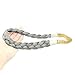 DIGUAN Synthetic Hair Braided Headband Classic Chunky Wide Plaited Braids Elastic Stretch Hairpiece Women Girl Beauty accessory, 55g aHairBeauty (Smoky Gray)