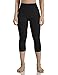 ODODOS Women’s High Waisted Tummy Control Yoga Capris, 19″ Inseam Leggings with Inner Pockets,Black,X-Largethumb 2