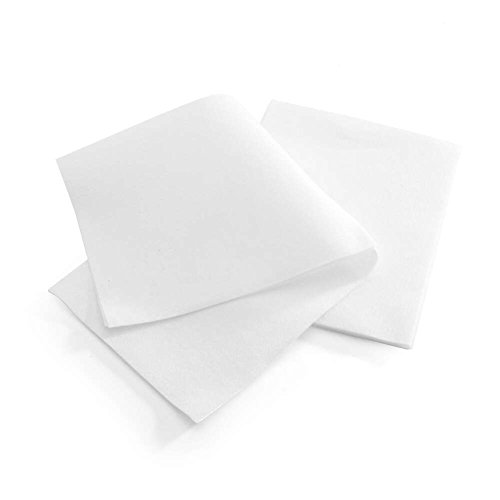 MediChoice Washcloths, Airlaid, Disposable, Medium Weight, 12 Inch x 13 Inch, White (500 Per Case)