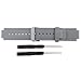 Replacement band for Garmin Vivoactive, Silicone Replacement Fitness Bands Wristbands with Metal Clasps for Garmin vivoactive GPS Smart Watch (grey)