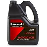 Kawasaki 4-Stroke Motorcycle Engine Oil 10W40 1 Gallon K61021-302