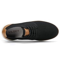 VILOCY Men's Fashion Dress Sneakers Casual Walking