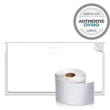 DYMO Authentic LW Name Badge Labels | DYMO Labels for LabelWriter Printers (2-1/4" x 4"), 1 Roll of 250