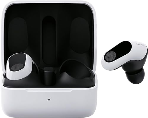 Sony INZONE Buds - In-Ear Gaming Kopfhöhrer für PC & PS5, 360 Spatial Sound, Active Noise Cancelling, AI-Mikrofon, 24H Akku, geringe Latenz – Weiß