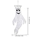 Sunshane 1 Piece 43 Inch Halloween Windsocks Flag Ghost Windsock Outdoor Hanging Decoration for Halloween Home Front Yard Patio Lawn Garden Decorations