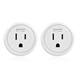 Smart Plug Gosund Wifi Outlet Work with Alexa & Google Assistant, Mini Socket with Timer Surge Protector Function, FCC ETL Certification(2 Pack）