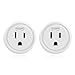 Smart Plug Gosund Wi-fi Outlet Work with Alexa & Google Assistant, Mini Socket with Timer Surge Protector Funcation,FCC ETL Certification(2 Pack）