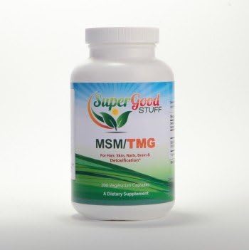 Amazon Com Msm With Tmg Hair Skin And Nails Supplement Natural Detoxification Health Personal Care