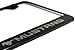 Ford Mustang Laser Etched Frame Black Gloss License Plate Frame