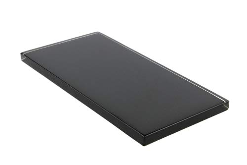 Giorbello Glass Subway Backsplash Tile, 3 x 6, Black, 2 Sq Ft