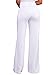 LOSRLY Women Solid Color High Waist Zipper Wide Leg Palazzo Long Pants Plus Size