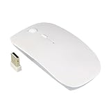 Bluecell White 2.4G RF DPI Blue Optical light wireless USB Mouse for Apple macbook 13" PRO AIR 11" ACER SONY HP DELL LENOVO TOSHIBA ASUS