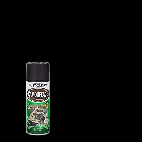 Rust-Oleum 1916-830 1916830 Camouflage Spray, Black, 12-Ounce - //medicalbooks.filipinodoctors.org