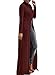 Happy Sailed Women Sexy Deep V Neck Long Sleeve Loose Hi-low Crop Top Stretch Party, Large Red