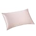 ALASKA BEAR Silk Pillowcase 200% Good Looks on You for Hair and Skin Care Soft Pillow Case with Random Color Scrunchie Gift Set Queen (1pc, Pale Pink)