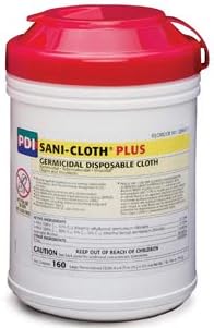 PDP Sani-Cloth Plus Large 6"X6.75" Pkg/160