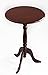 Home Source Industries - AF9711 - Traditional Mahogany End Table - Classic Round Accent - 16 x 16 x 25