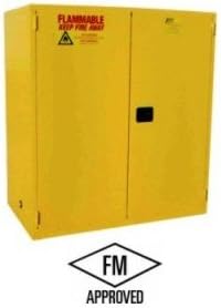 JAMCO Flammable Safety Cabinet, 44 Gal., Yellow