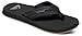 Quiksilver Men's Monkey Wrench 3 Point Sandal, Black/Black/Brown, 13 M US