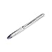 uniball Vision Elite Roller Ball Pen, Stick, Bold 0.8 Mm, Purple Ink, White/purple Barrel