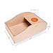 andwe Large Hamster Sand Bath Box Wooden Bathroom for Hamsters Mice Lemmings Gerbils and Others Critters