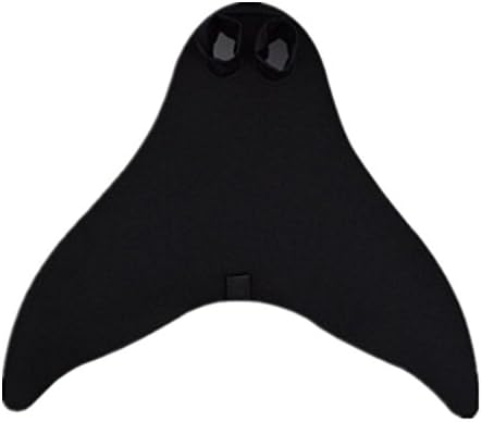 GOALUKK Mermaid Tails for Swimming with Monofin Training Diving Swim Fin for Kids and Adults(Pink Blue Black)