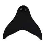 Goalukk Mermaid Tails for Swimming Training Diving Swim Fin with Monofin for Kids and Adults(Pink Blue Black) (Black, Small fit for Kids)