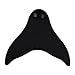 GOALUKK Mermaid Tails for Swimming Training Diving Swim Fin with Monofin for Kids and Adults(Pink Blue Black) (Black)