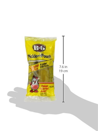 B & G Pickle in a Pouch, Original Kosher Dill, (Pack of 36)