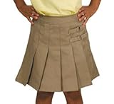 French Toast Big Girls' Plus Two Tab Pleated Skort