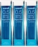 Uni Color Pencil Lead 0.5 mm, Soft Blue, 10 Leads X 3 Pack/total 30 Leads (Japan Import)
