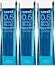 Uni Color Pencil Lead 0.5 mm, Mint Blue, 10 Leads X 3 Pack/total 30 Leads (Japan Import)