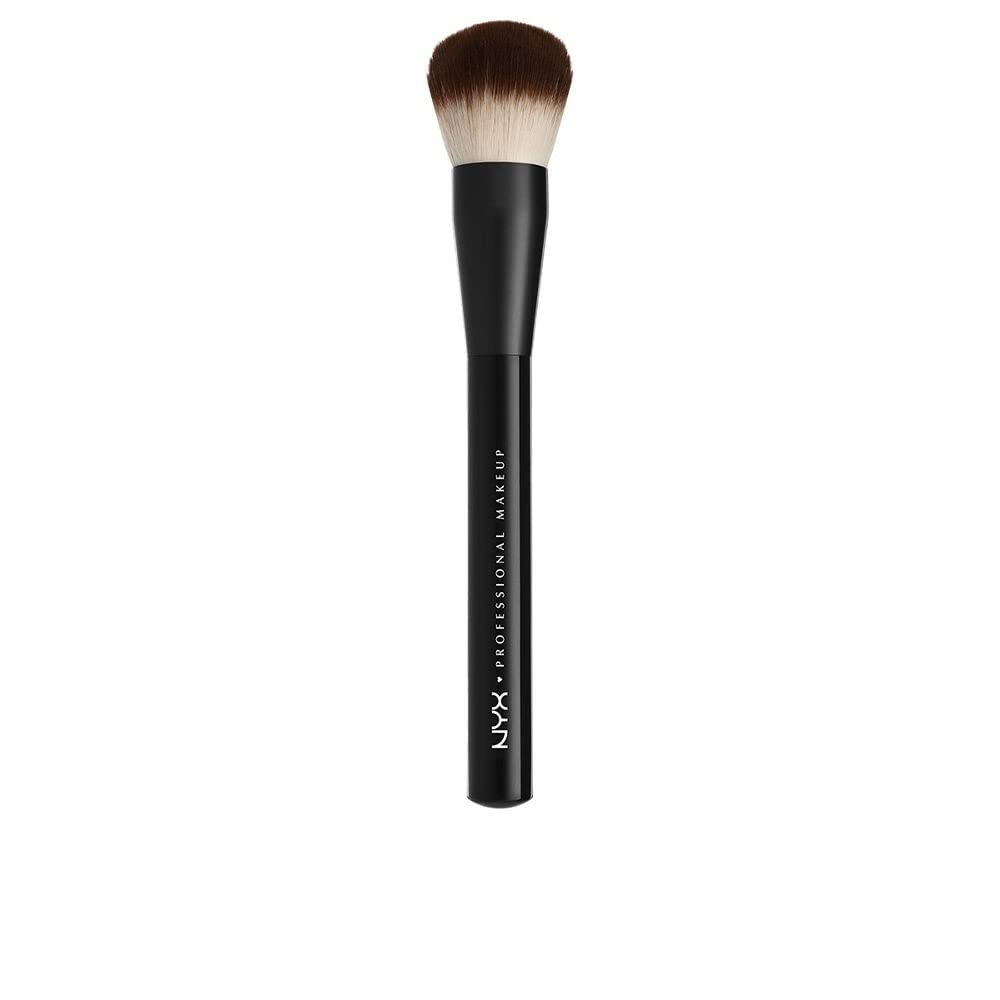 NYX Professional Makeup Pro Brush Eye, Soft Synthetic Fiber Make Up Brush, Use Each Brush for a Specific Application Technique, Dual Fiber Foundation, Multi Purp Buffing, 0.021 kg