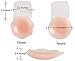 Women Breast Petals Lift Nipplecovers Strapless Backless Bra Adhesive Wedding Dress Bras Beige Round